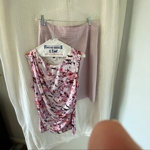 Le Chateau Matching top and skirt